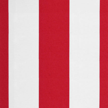 Tessuto di Ricambio per Tenda da Sole Rosso e Bianco 500x300 cm