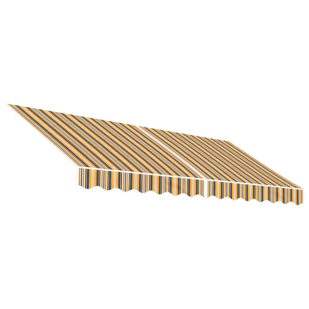 Tessuto di Ricambio per Tenda Strisce Multicolore 3,5x2,5 m | homemem39