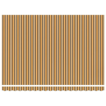 Tessuto di Ricambio per Tenda da Sole Multicolore 400x350 cm