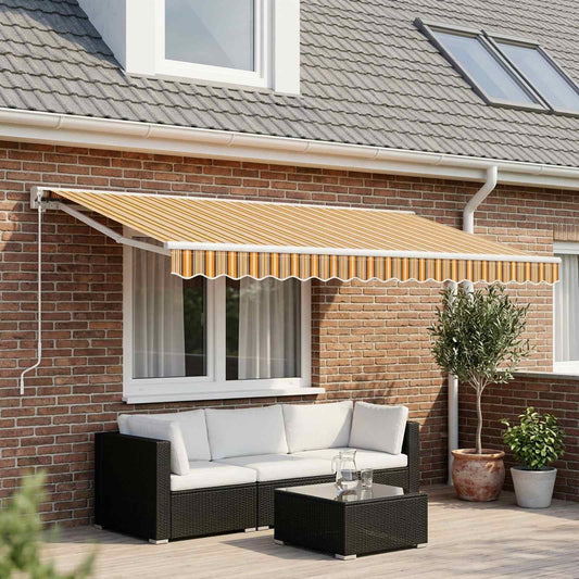 Tessuto di Ricambio per Tenda da Sole Multicolore 450x300 cm