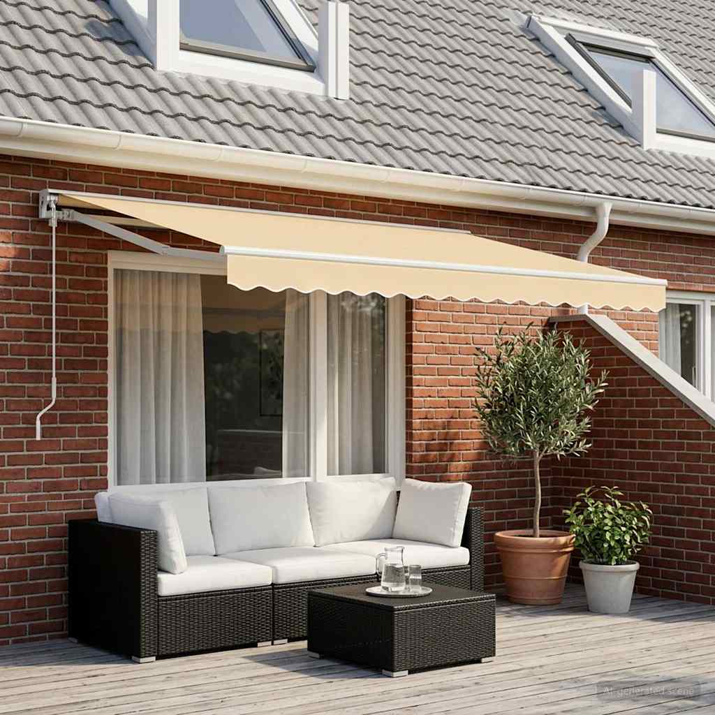 Tessuto di Ricambio per Mantovana da Tenda Strisce 450 cm
