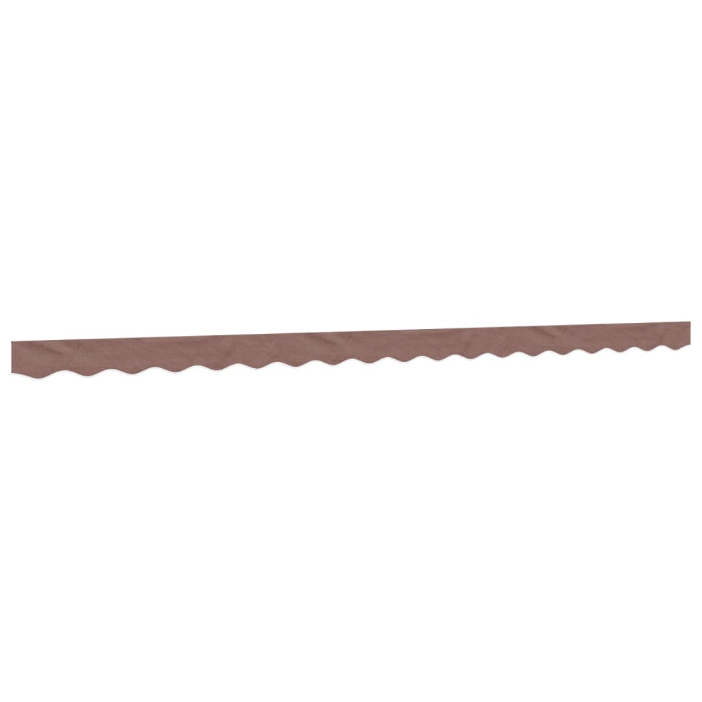 Tessuto di Ricambio per Mantovana da Tenda Strisce Marroni 430x20 cm