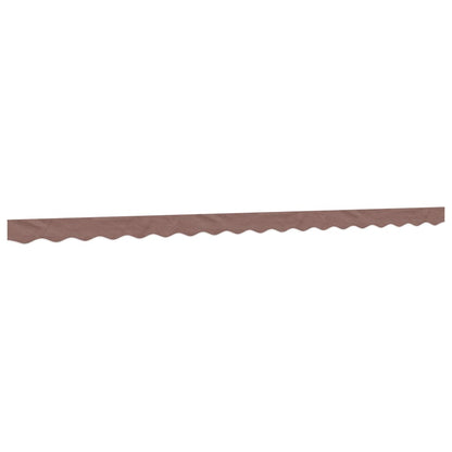 Tessuto di Ricambio per Mantovana da Tenda Strisce Marroni 430x20 cm