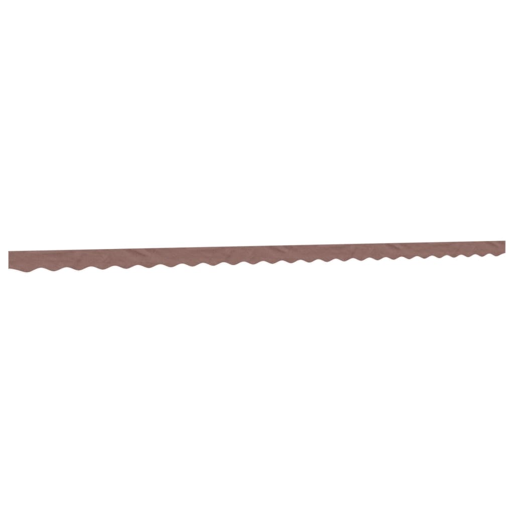 Tessuto di Ricambio per Mantovana da Tenda Strisce Marroni 580x20 cm