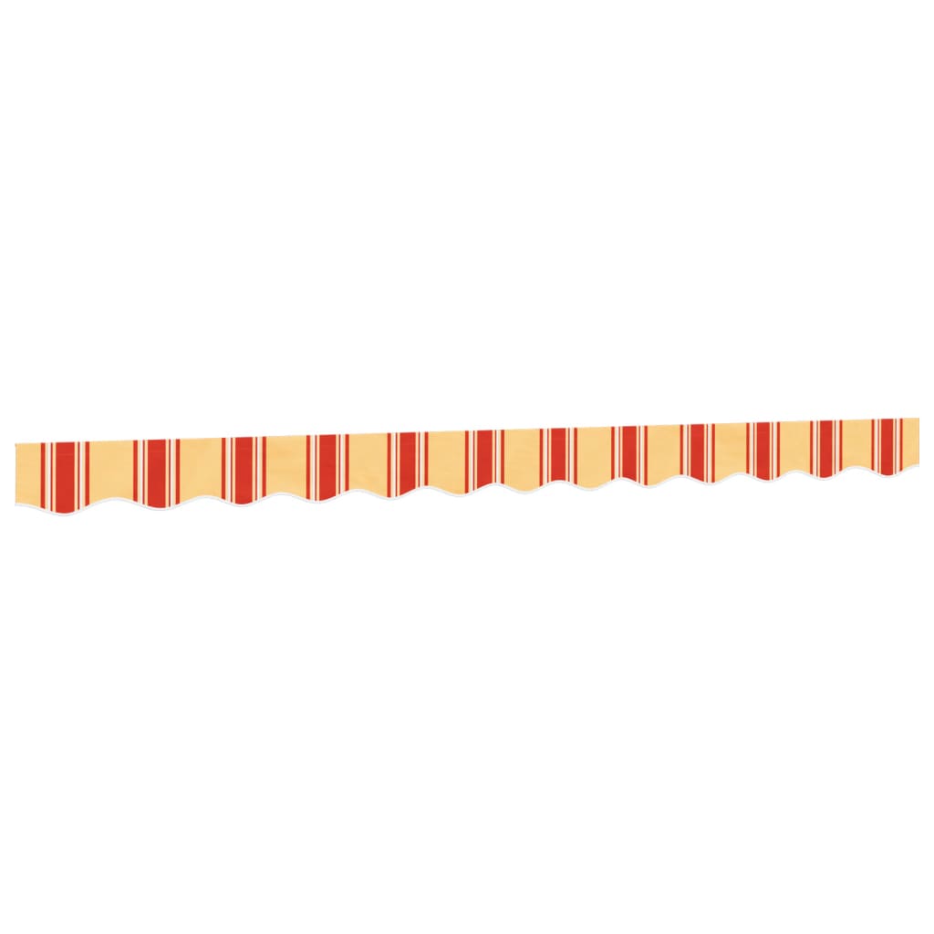 Tessuto Ricambio per Mantovana Tenda Righe Giallo Arancione 3 m | homemem39