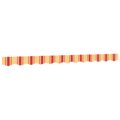 Tessuto Ricambio per Mantovana Tenda Righe Giallo Arancione 3 m | homemem39