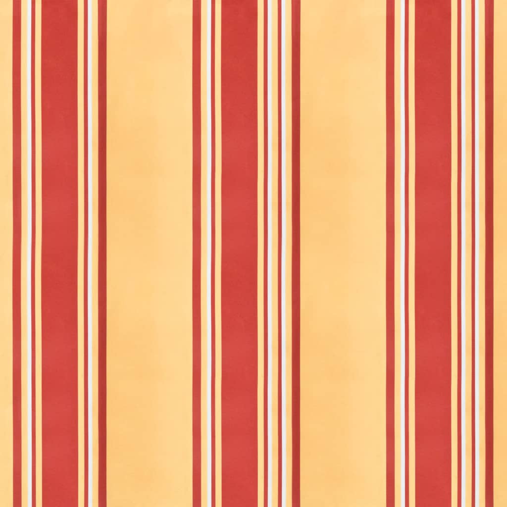 Tessuto Ricambio per Mantovana Tenda Righe Giallo Arancione 5 m | homemem39