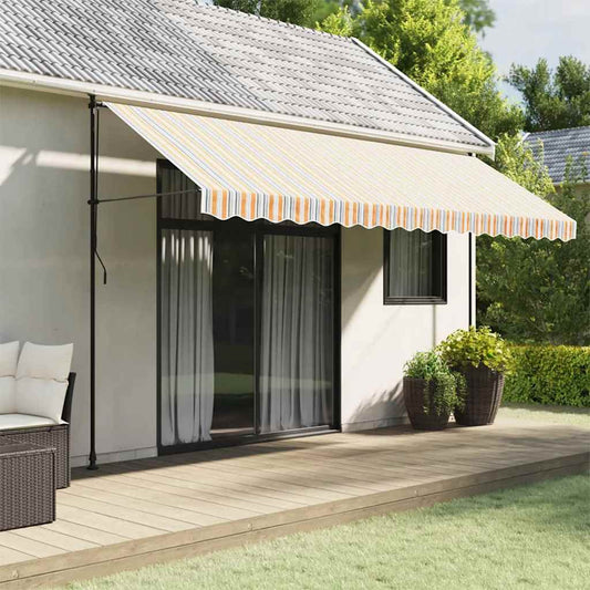 Tessuto Ricambio per Mantovana Tenda Strisce Multicolore 4,5 m | homemem39