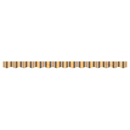 Tessuto Ricambio per Mantovana Tenda Righe Giallo Grigio 350 cm