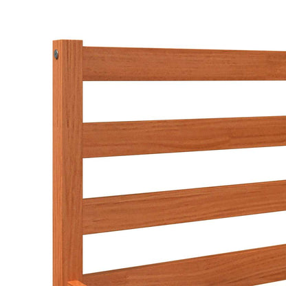 Letto senza Materasso Marrone Cera 150x200 cm in Legno di Pino