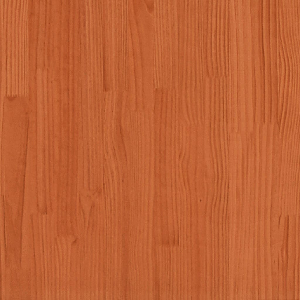Giroletto senza Materasso Marrone Cera 120x200 cm Legno di Pino - homemem39