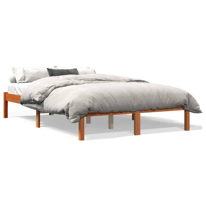 Letto senza Materasso Marrone Cera 120x190 cm in Legno di Pino | homemem39