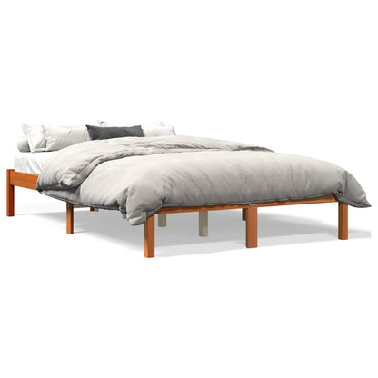 Giroletto senza Materasso Marrone Cera 140x200cm Massello Pino | homemem39