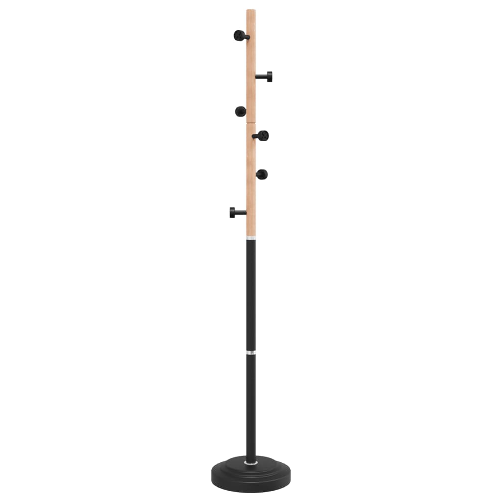 Appendiabiti Nero 177 cm in Ferro Verniciato a Polvere - homemem39