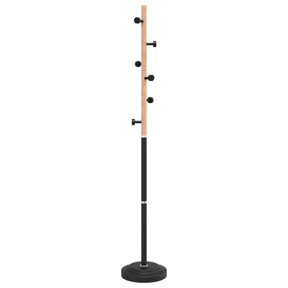 Appendiabiti Nero 177 cm in Ferro Verniciato a Polvere - homemem39