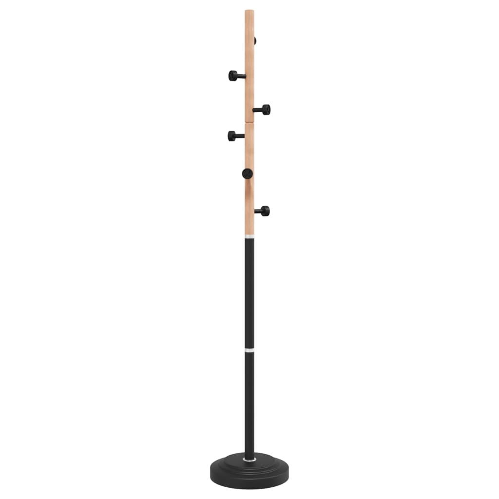 Appendiabiti Nero 177 cm in Ferro Verniciato a Polvere - homemem39