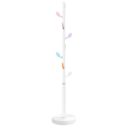 Appendiabiti Bianco 172 cm in Ferro Verniciato a Polvere - homemem39