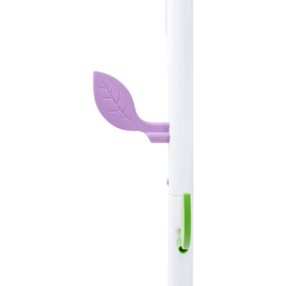 Appendiabiti Bianco 172 cm in Ferro Verniciato a Polvere - homemem39