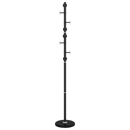 Appendiabiti Nero 176 cm in Ferro Verniciato a Polvere - homemem39