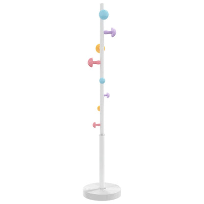 Appendiabiti Bianco 172 cm in Ferro Verniciato a Polvere - homemem39