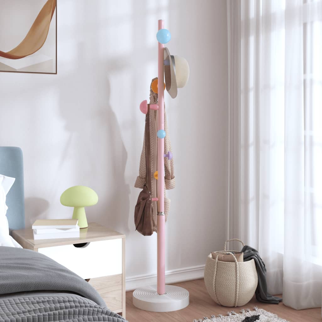 Appendiabiti Rosa 172 cm in Ferro Verniciato a Polvere - homemem39