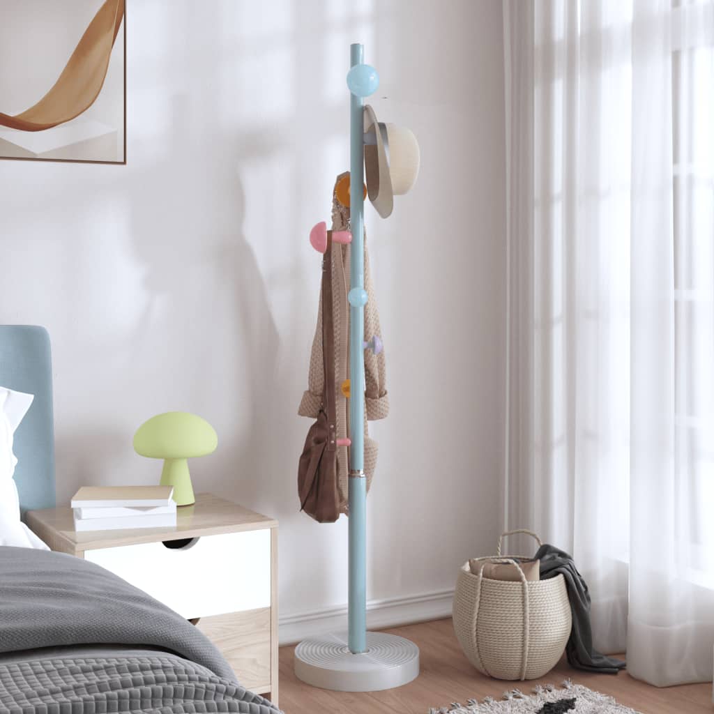 Appendiabiti Blu 172 cm in Ferro Verniciato a Polvere - homemem39