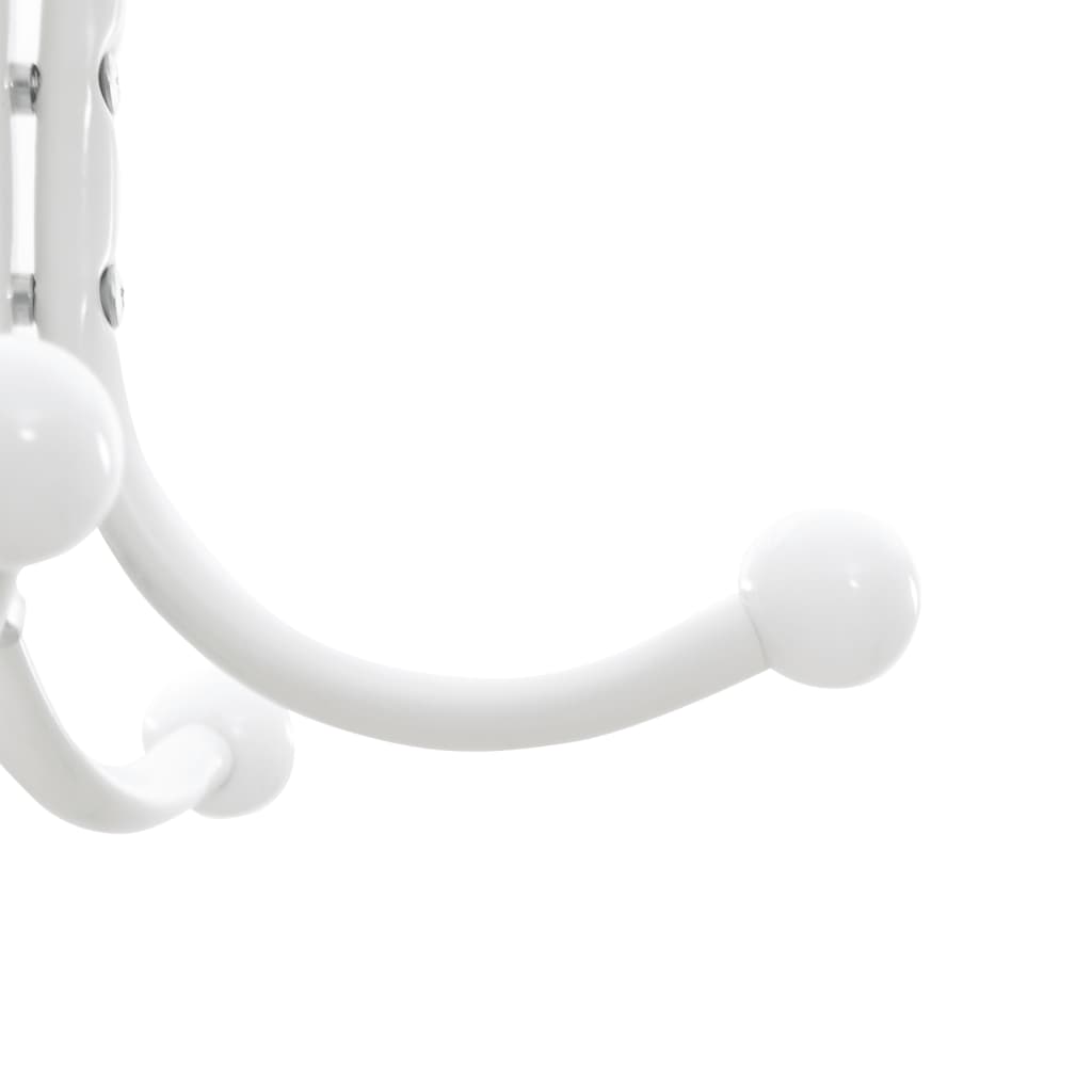 Appendiabiti con Portaombrelli Bianco 180 cm Ferro Verniciato - homemem39
