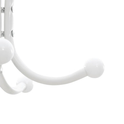 Appendiabiti con Portaombrelli Bianco 180 cm Ferro Verniciato - homemem39