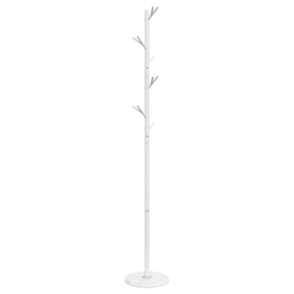 Appendiabiti Bianco 175 cm in Ferro Verniciato a Polvere