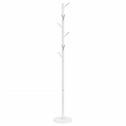 Appendiabiti Bianco 175 cm in Ferro Verniciato a Polvere