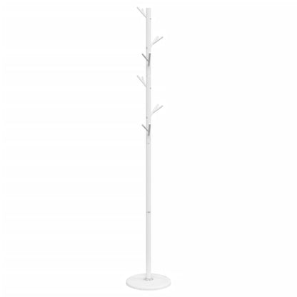 Appendiabiti Bianco 175 cm in Ferro Verniciato a Polvere