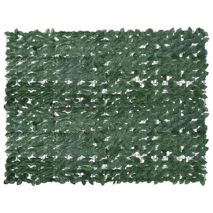 Paravento da Balcone con Foglie Verde Scuro 200x150 cm | homemem39
