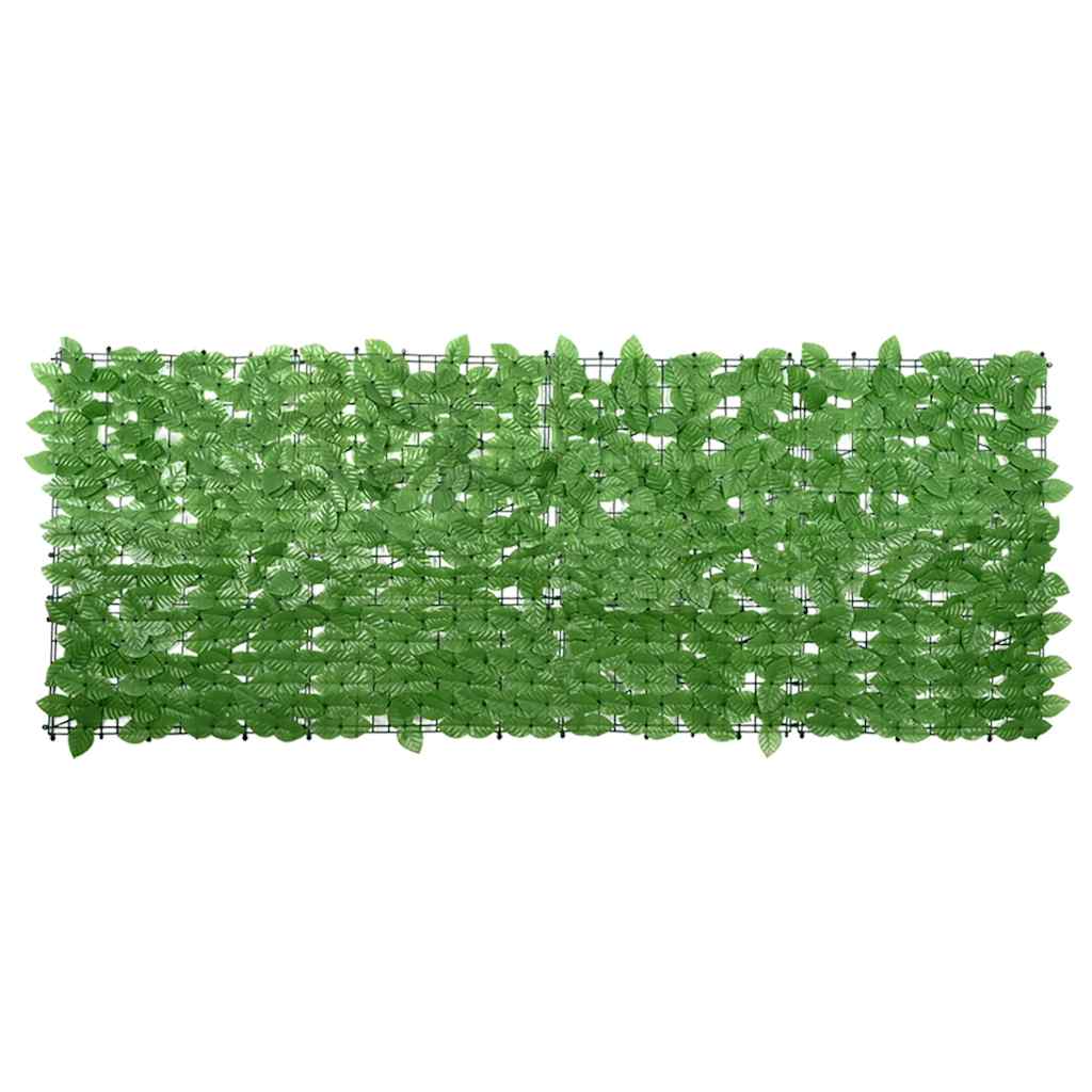 Paravento da Balcone con Foglie Verdi 200x75 cm | homemem39