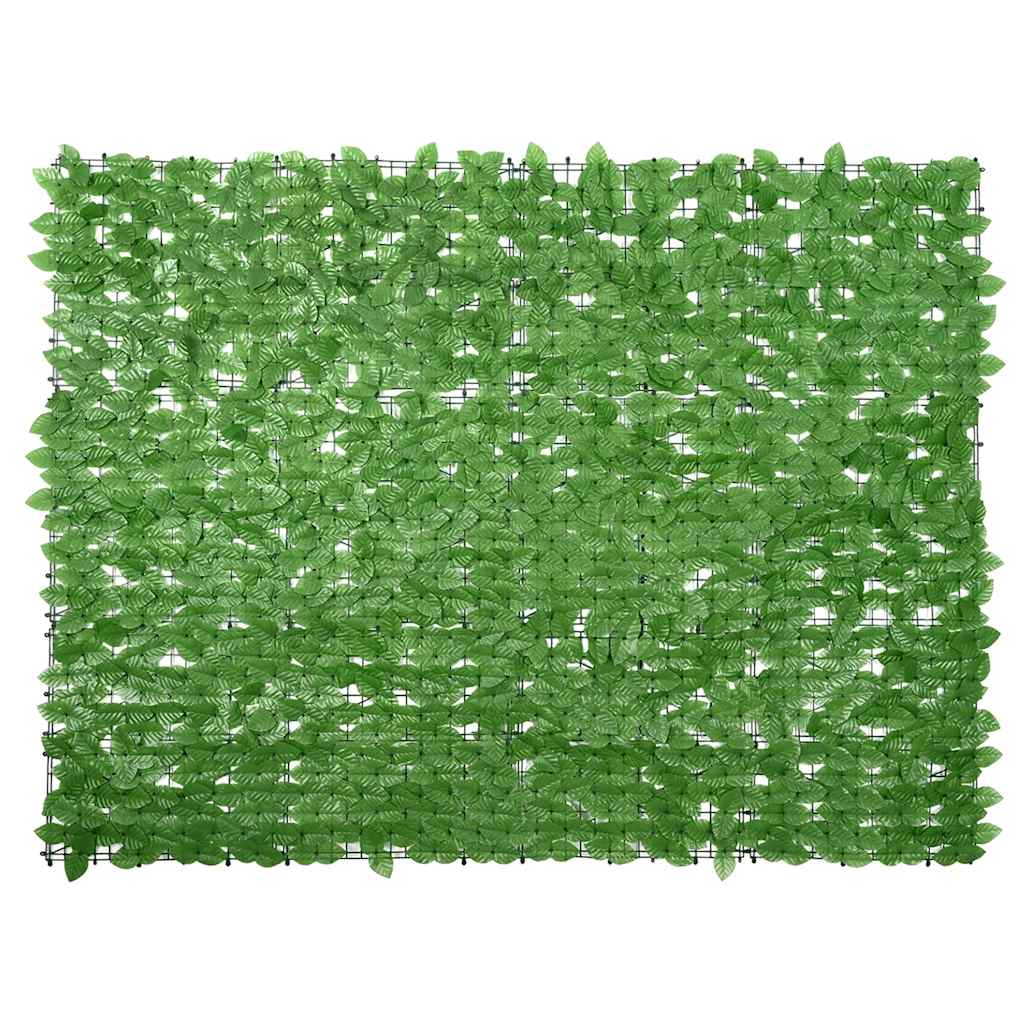 Paravento da Balcone con Foglie Verdi 200x150 cm | homemem39