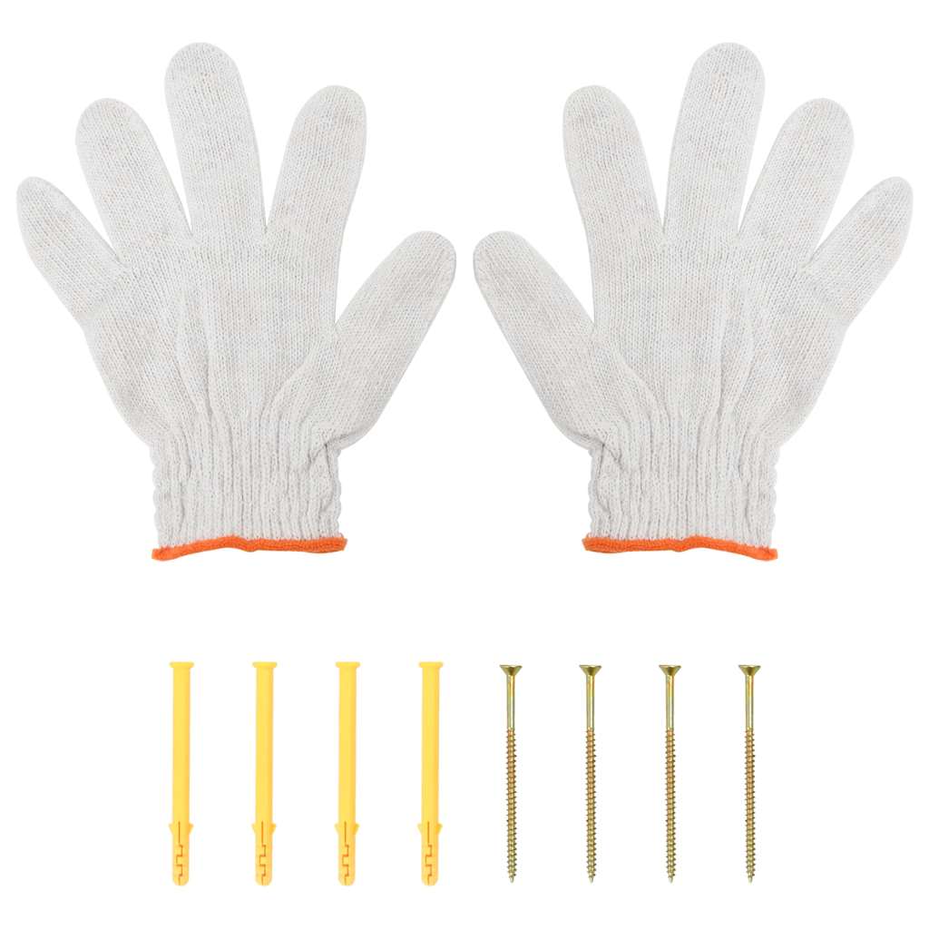 Mensola a Muro 75x45x31 cm Argento in Acciaio Inossidabile | homemem39