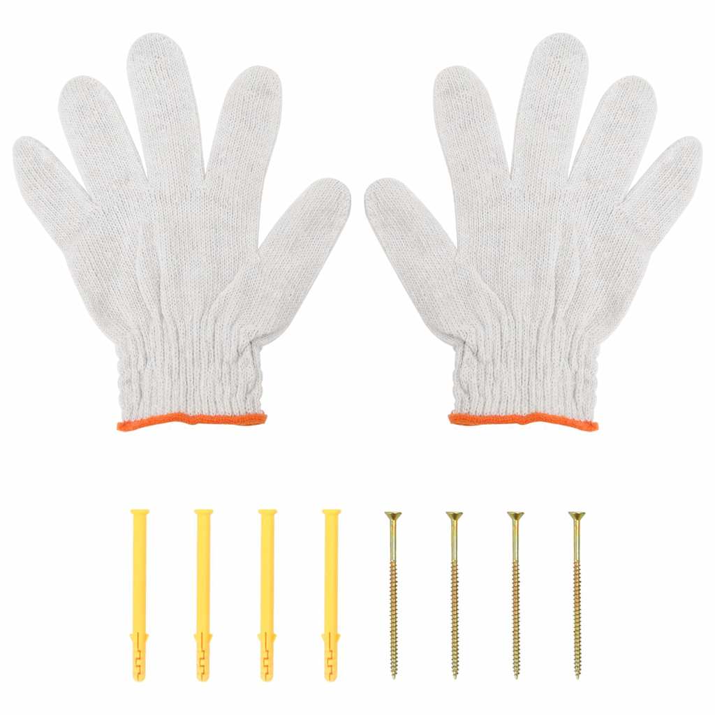 Mensola a Muro 75x30x31 cm Argento in Acciaio Inossidabile | homemem39