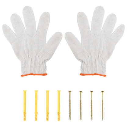 Mensola a Muro 50x30x31 cm Argento in Acciaio Inossidabile | homemem39