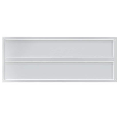 Mensole a Muro 2 pz 100x40 cm Argento in Acciaio Inossidabile | homemem39