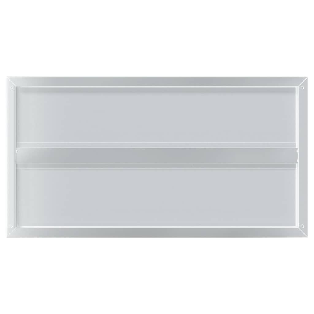 Mensole a Muro 2 pz 75x40 cm Argento in Acciaio Inossidabile | homemem39