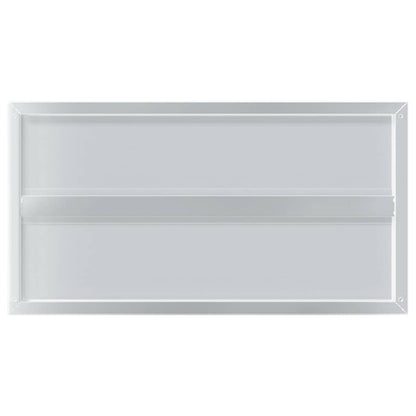 Mensole a Muro 2 pz 75x40 cm Argento in Acciaio Inossidabile | homemem39