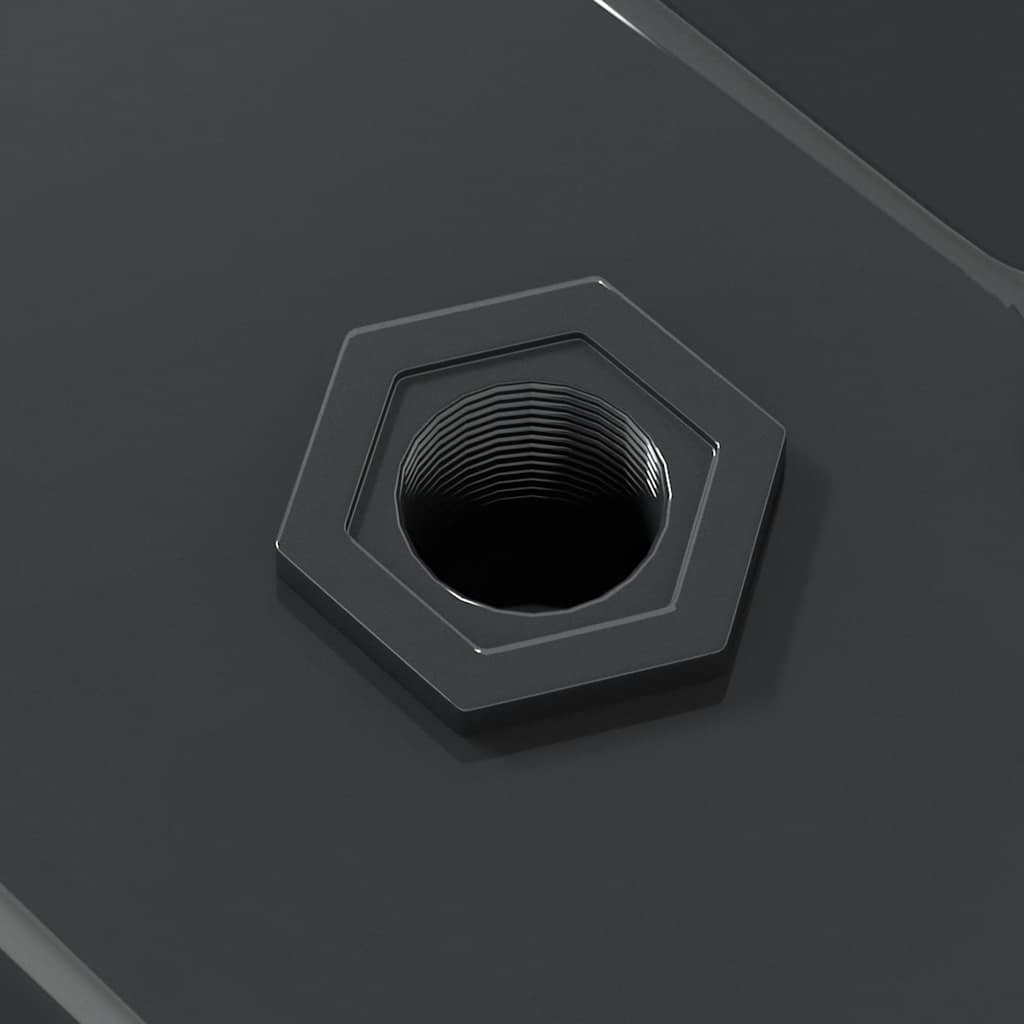 Mensole a Muro 2 pz 50x23,5 cm Nero in Acciaio Inossidabile | homemem39