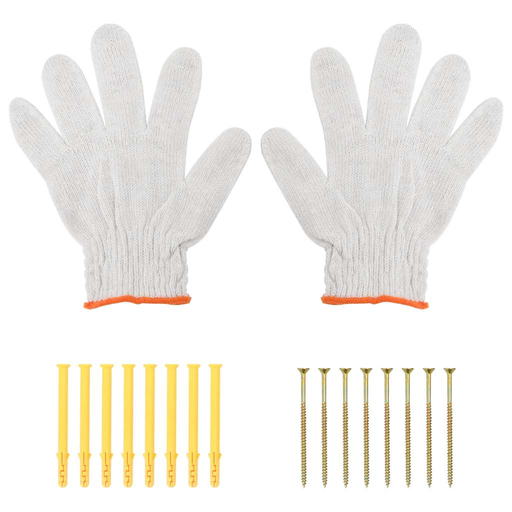 Staffe per Mensola 4 pz 23,5x2,5x15,5cm in Acciaio Inox Argento | homemem39