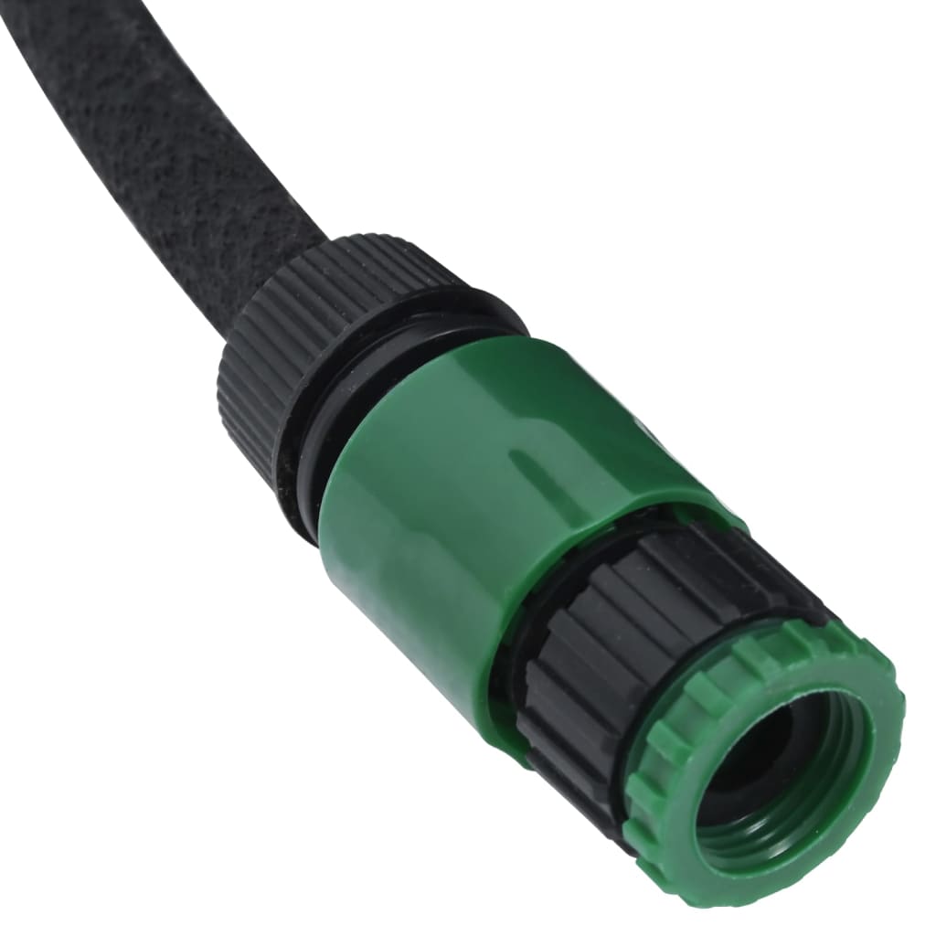 Tubo di Irrigazione da Giardino Nero 0,6" 100 m in Gomma