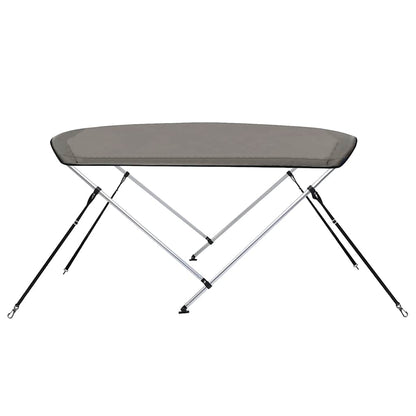 Bimini di Prua con Tendalino 2 Archi Grigio 150x120x110 cm | homemem39