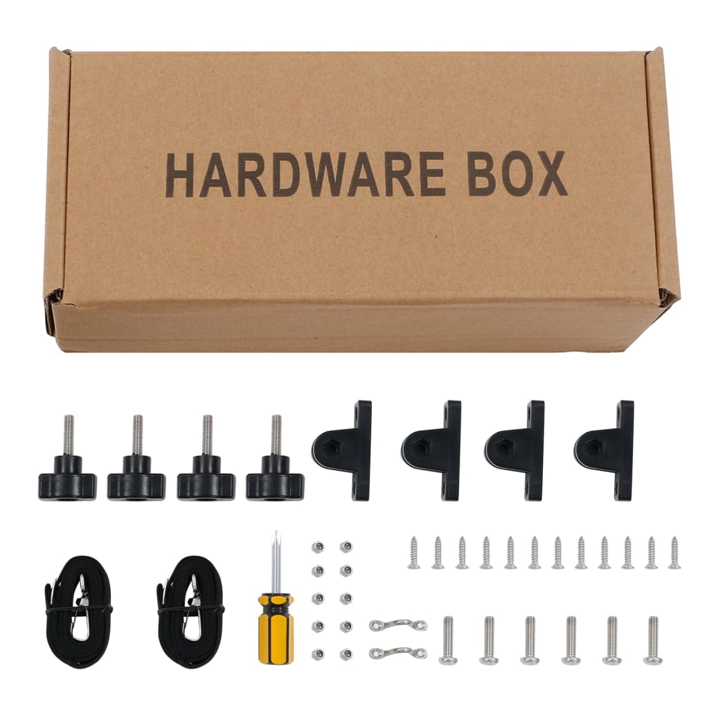 Bimini di Prua con Tendalino 4 Archi Nero 243x196x137 cm