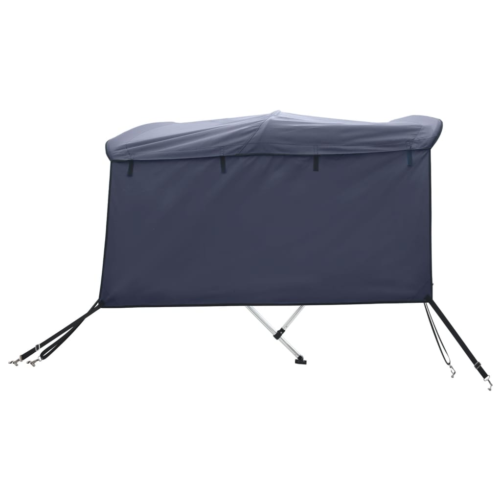 Bimini di Prua con Pareti Laterali 3 Archi 183x(137-152)x137cm | homemem39