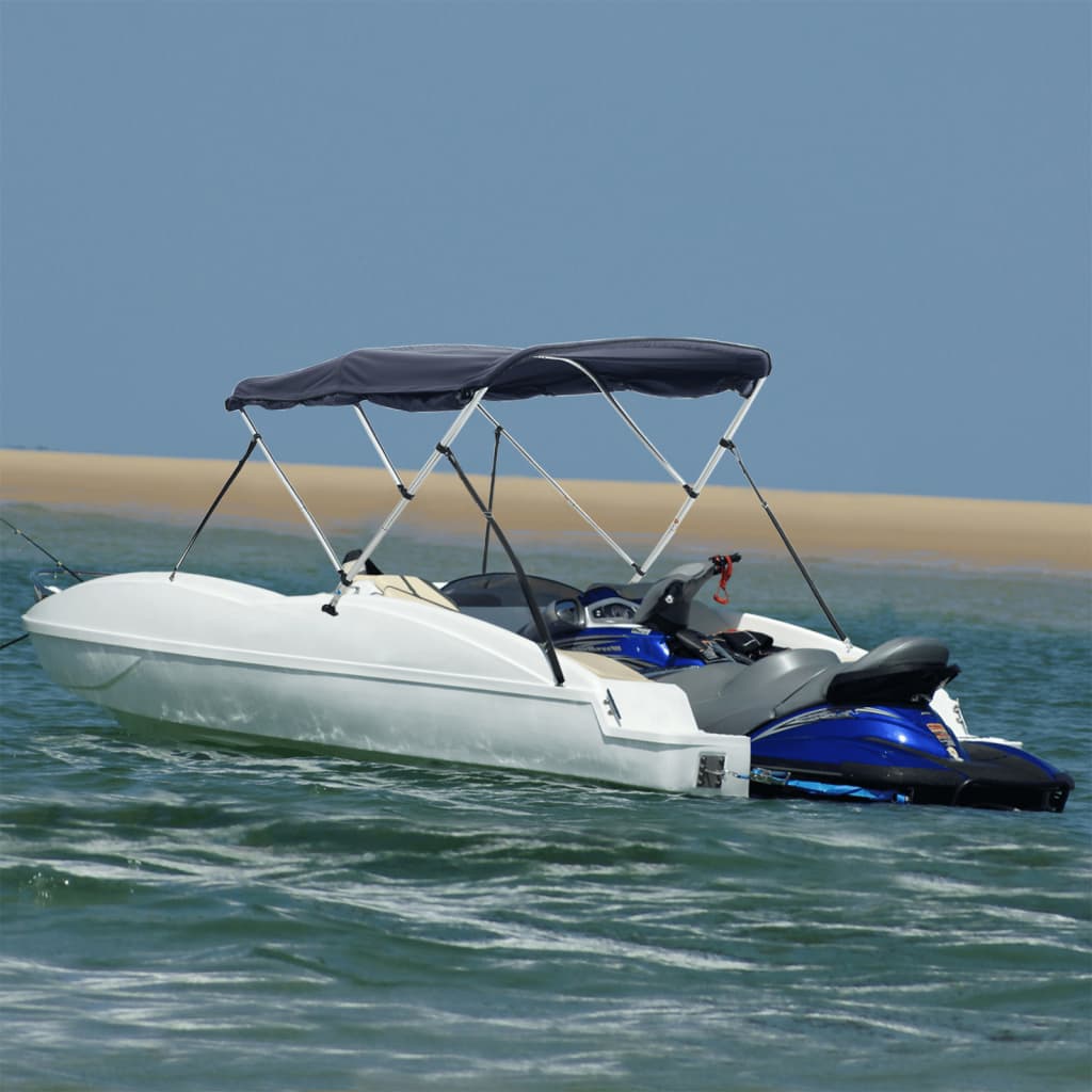 Bimini di Prua con Pareti Laterali 3 Archi 183x(170-182)x137cm | homemem39