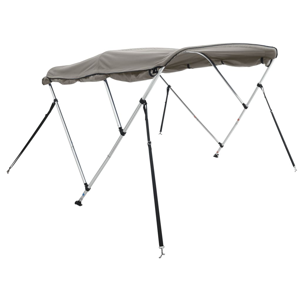 Bimini di Prua con Pareti Laterali 3 Archi 183x(137-152)x137cm | homemem39