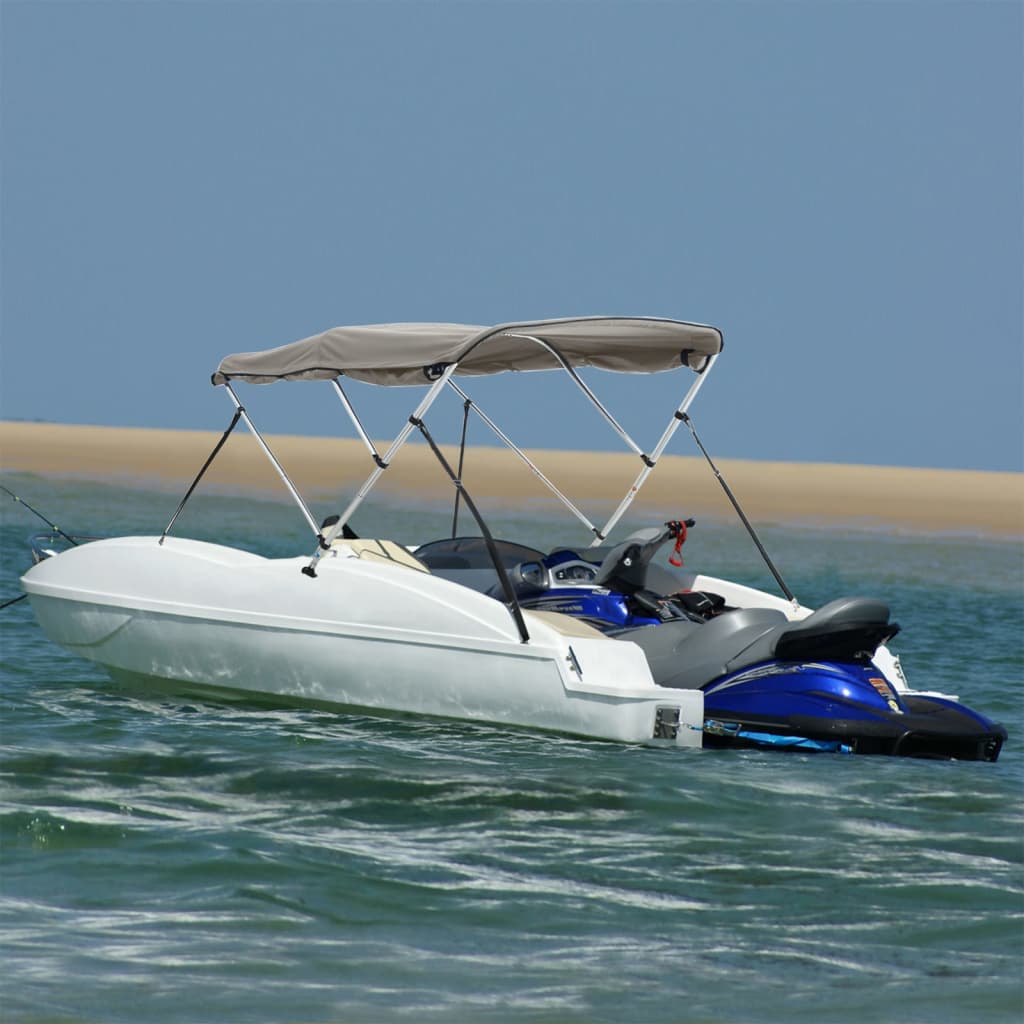 Bimini di Prua con Pareti Laterali 3 Archi 183x(137-152)x137cm | homemem39