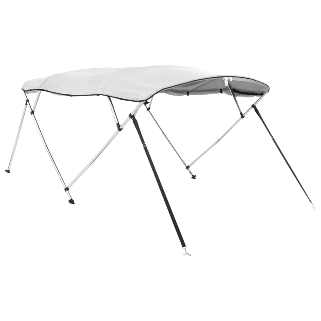 Bimini di Prua con Pareti Laterali 4 Archi 243x(185-198)x137cm